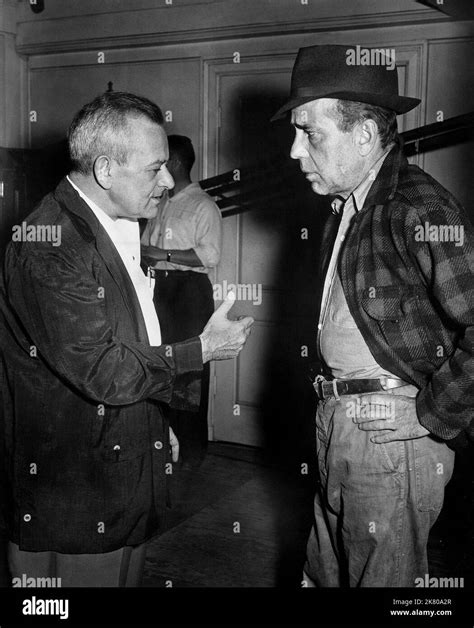 William Wyler And Humphrey Bogart Film The Desperate Hours Usa 1955