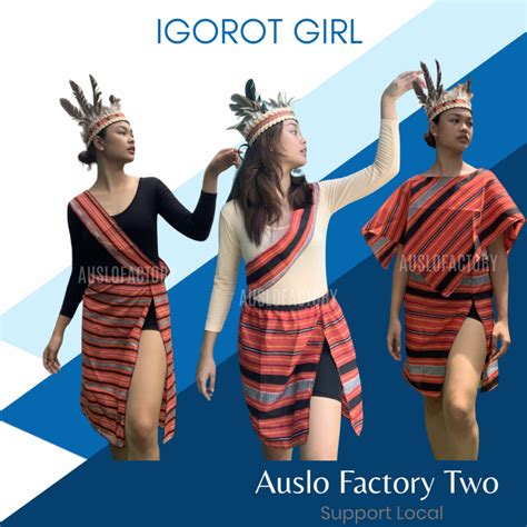 ls af igorot set igorot girl costume kids shopee philippines
