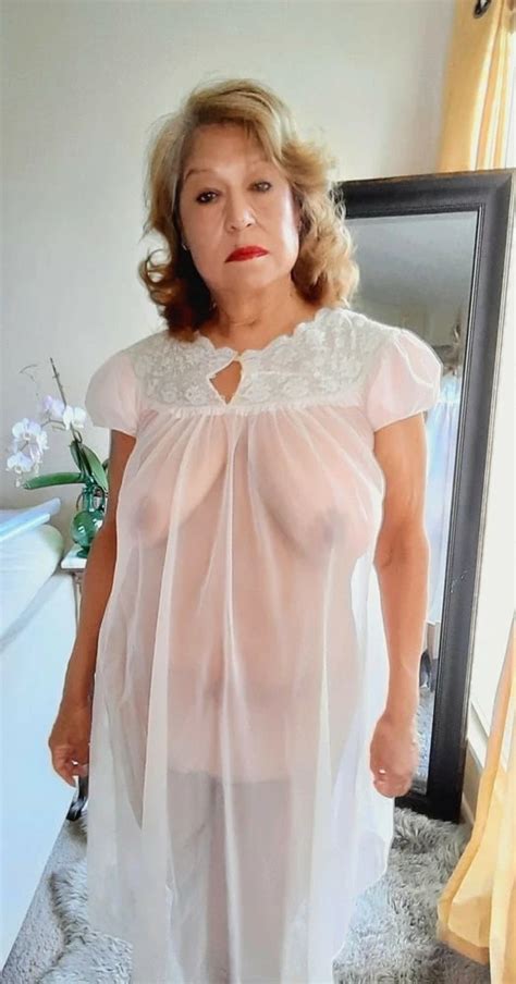 Mature Bbw Woman In A Transparent Night Gown Pics XHamster