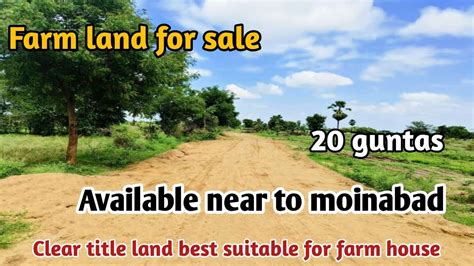 Farm Land For Sale Guntas Land Near To Moinabad Best