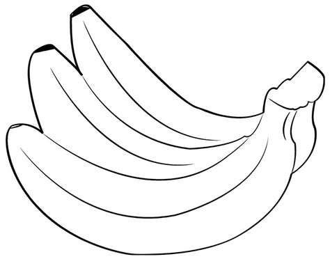 Imagem De Banana Para Colorir - 10