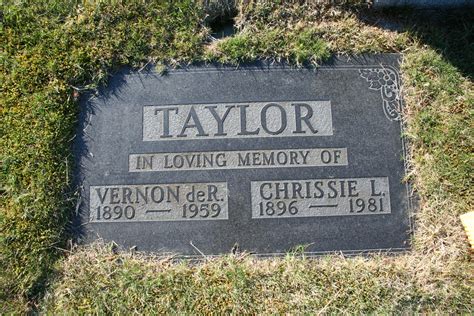 Vernon deRupe Taylor (1890-1959) - Find a Grave Memorial