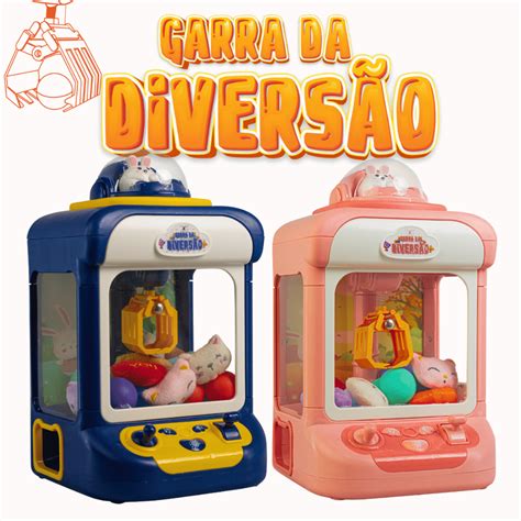 Maquina Ursinho De Pelucia - Brinquedo de Pegar Bichinho Mini Maquina de pegar Ursinho pelúcia ...