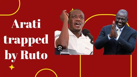 How William Ruto Trapped Simba Arati Youtube