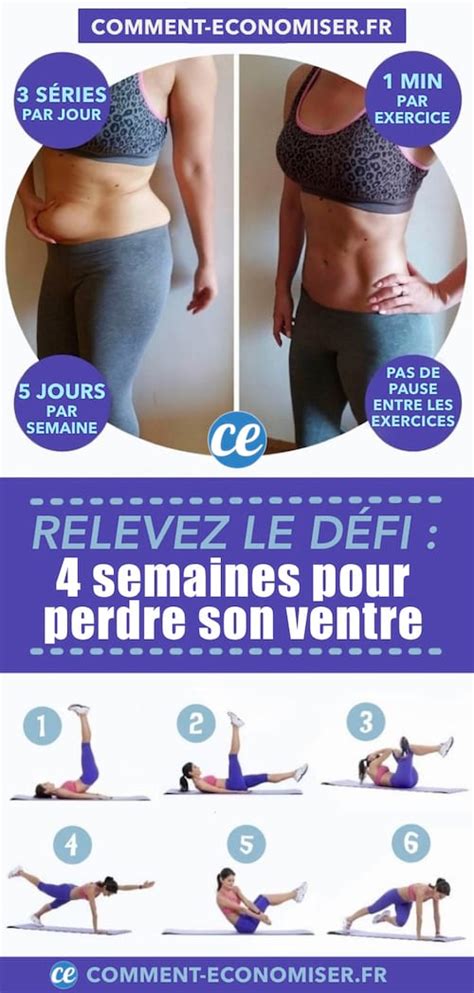 Relevez Le Défi 4 Semaines Pour Perdre Son Petit Ventre Et Avoir des