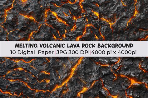 melting volcanic lava rock backgrounds grafico por mirazooze creative