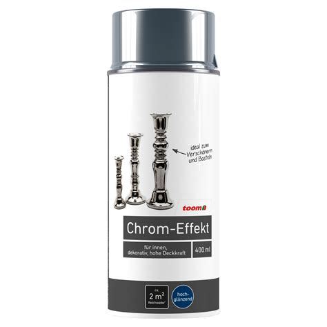 Effekt-Sprühlack chromfarben glänzend 400 ml