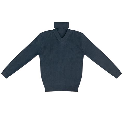 Kipp Rib Turtleneck Sweater - Blue Grey | Macaroni Kids