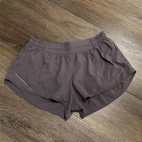 Lululemon Hotty Hot Shorts Purple Size Depop