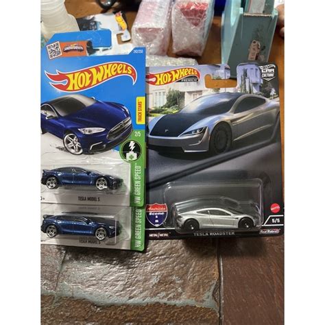Hot wheels 風火輪小汽車 TESLA 特斯拉 MODEL S roadster 2016年初回版 蝦皮購物