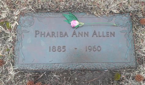 Phariba Ann Riggs Allen 1885 1960 Find A Grave Memorial