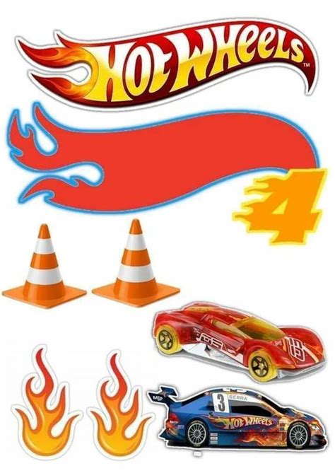 Pin By Teresa Rola On Anivers Rio Hot Wheels Hot Wheels Birthday Hot Wheels Cupcakes Toppers