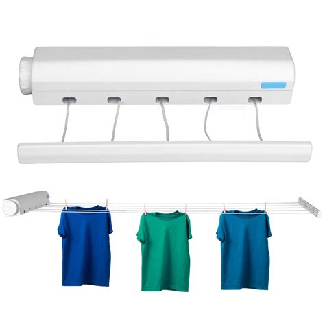 Buy Liyeehao Retractable Clothesline Easily Fixed Between Two Walls