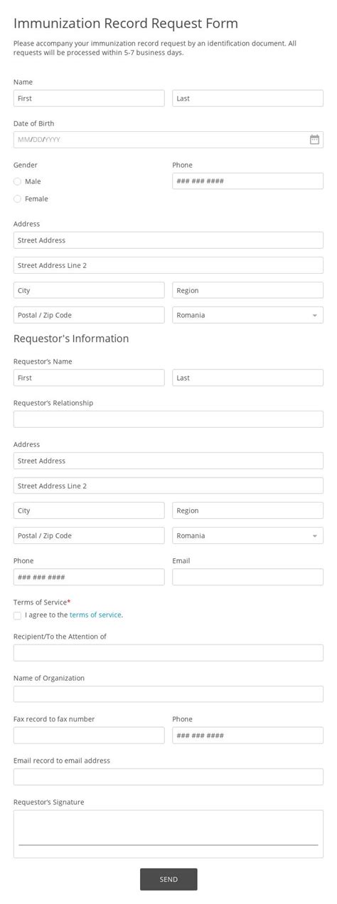15 Medical Request Forms Form Templates 123formbuilder