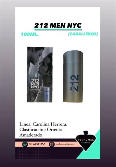 212 Men NYC 100 ml - Perfumeseternos