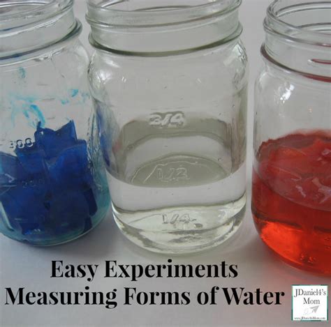 Easy Experiments- Measuring Forms of Water | Learning science, Teaching ...