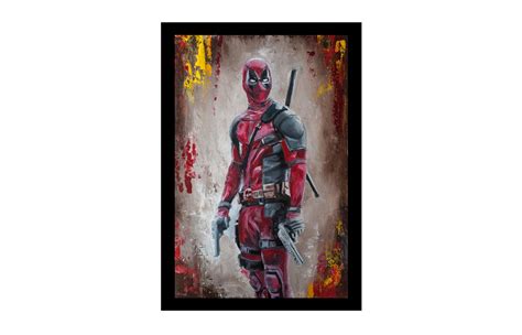 Deadpool Oil Painting At Explore Collection Of