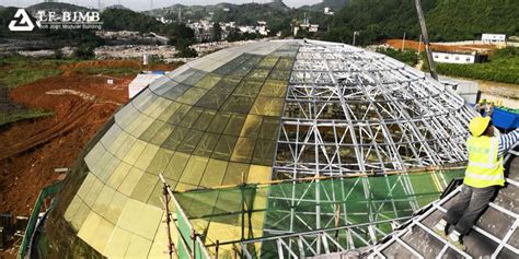 The Light Steel Dome Space Frame Multifunctional Activity Hall Project