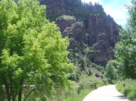 Glenwood Canyon Trail In Colorado