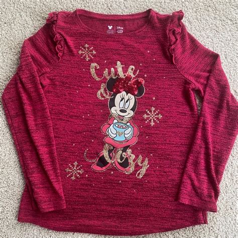 Disney Shirts Tops Super Soft Minnie Mouse Hot Cocoa Shirt Poshmark