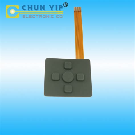 Custom Fpc Rubber Switches Rubber Keypad Membrane Switch Silicon