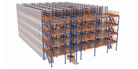 Мезонинные стеллажи купить для склада — цена от 288 рублей