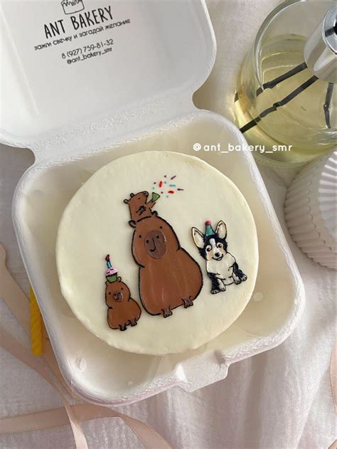 Бенто торт капибара в 2024 г | Праздничные десерты, Оригинальные торты ...