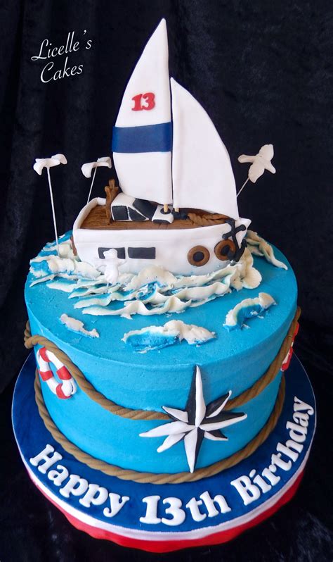 Sailboat Cake CakeCentral