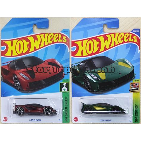 Hot Wheels Lotus Evija Hw Green Speed Exotics Shopee Malaysia