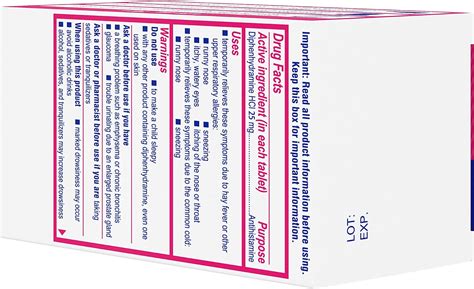 Benadryl Ultratabs Antihistamine Allergy Relief Medicine Diphenhydramine Hcl Tablets For Relief