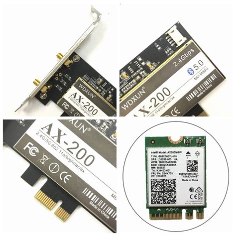 Dual Band Gbps Draadloze Ax Ngw Netwerk Wifi Pci E X Kaart Voor