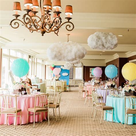 Up Up And Away This Adventurous Hot Air Balloon Themed Baby Shower Is A Dreamy Delight Hot