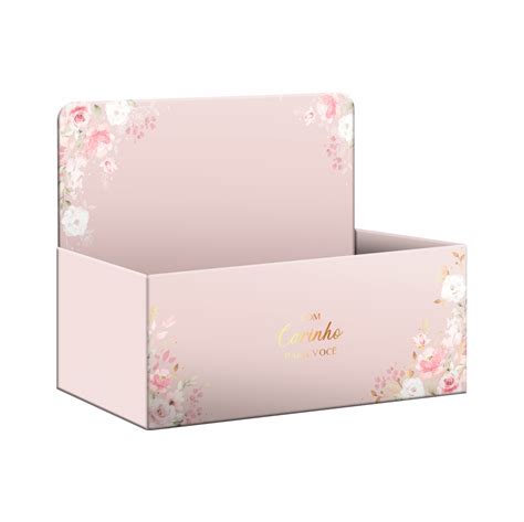 Caixa Display Celebration C Hot Stamping Cmx Cmx Cm P Nude Albano Embalagens