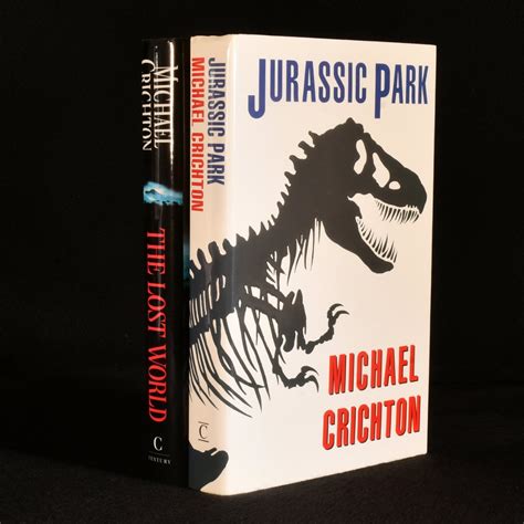 Jurassic Park, and, The Lost World von Michael Crichton: Fine Cloth ...