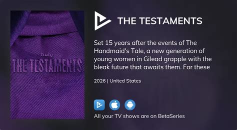Watch The Testaments streaming