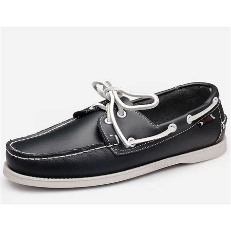 Bateau Docksides Cuir Chaussures Homme Noir Cdiscount Chaussures