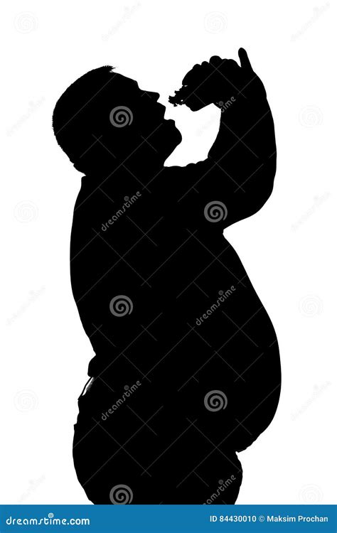 Obesity Clipart Black And White