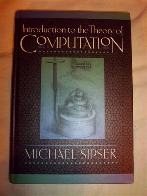 Introduction To The Theory Of Computation Sipser Michael