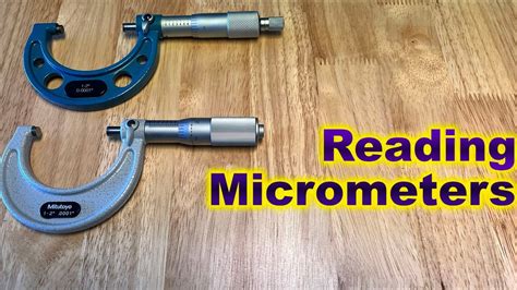 How To Read Micrometers Youtube