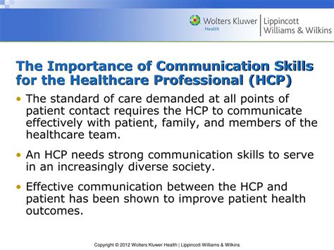 PPT - Effective Communication in Healthcare: The Key to Patient Well