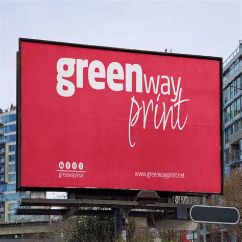 Billboard Banner Greenway Print Riyadh Saudi Arabia