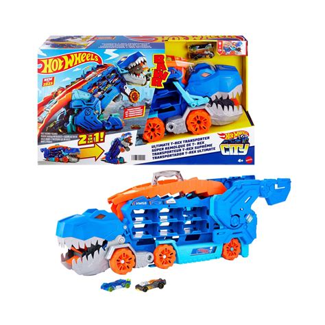Hot Wheels City Mega Transporter T Rex Mattel Voertuigen In Hobbies