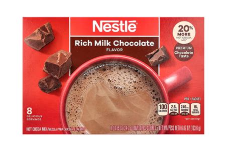 Nestl Rich Milk Chocolate Hot Cocoa Mix G Cremige Trinkschokol