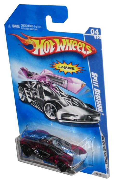 Hot Wheels Hw Special Features Purple Split Decision Toy Car W Flip Up Doors