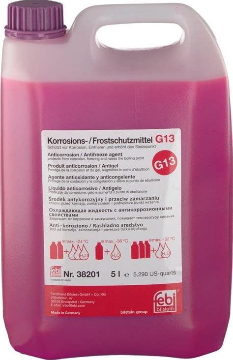 Антифриз Febi G13 концентрат фиолетовый 5л (38201) купить | Elmir ...