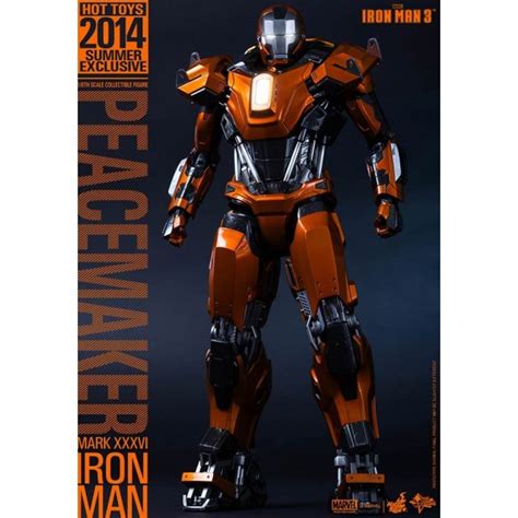 Hot Toys Movie Masterpiece MMS258 Iron Man 3 Iron Man MK XXXVI Mark 36 Peacemaker