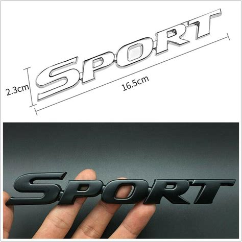 Car Door Trunk Bumper Decals Decoration D Metal Sport Logo Emblem