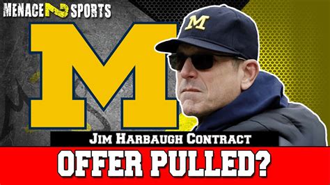 What Is Michigan Football Jim Harbaughs Future Youtube