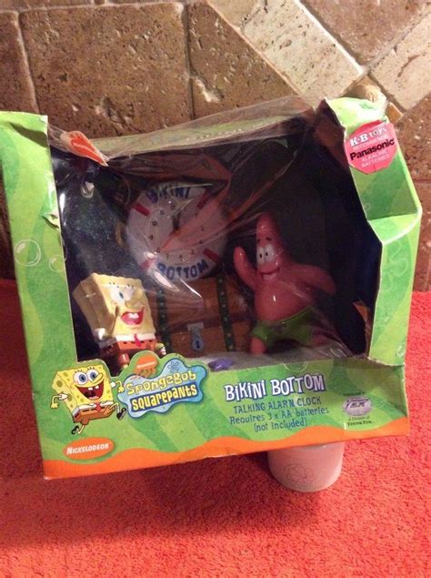 Nickelodeon Spongebob Squarepants Bikini Bottom Talking Alarm Clock New