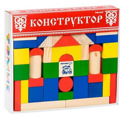 Набор деревянных кубиков / Конструктор для девочек и мальчиков ...